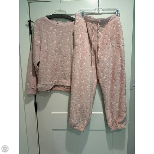 Pajamas 2pc By Cuddl Duds In Pink, Size: Xl