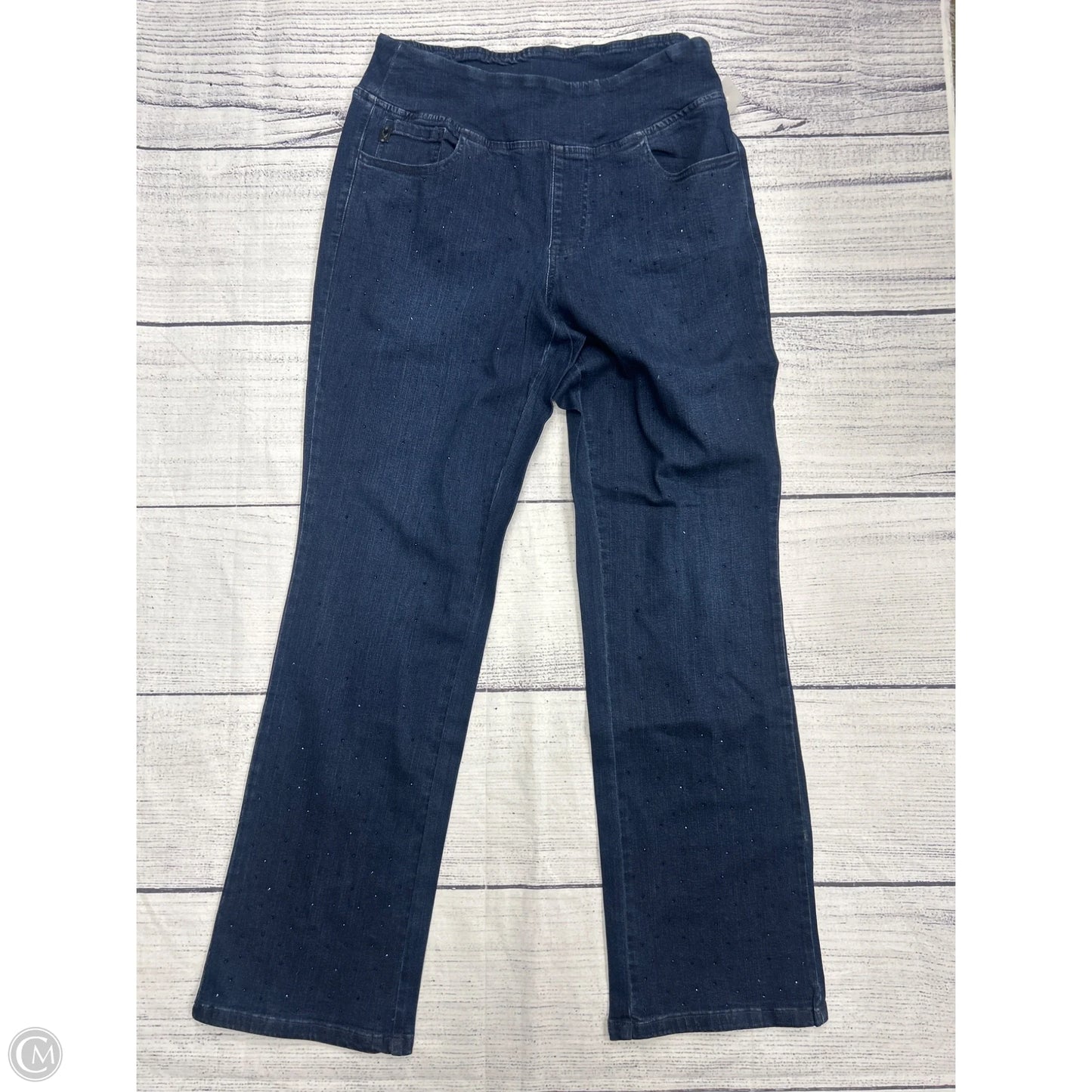 Jeans Straight By Belle By Kim Gravel In Blue, Size: 12