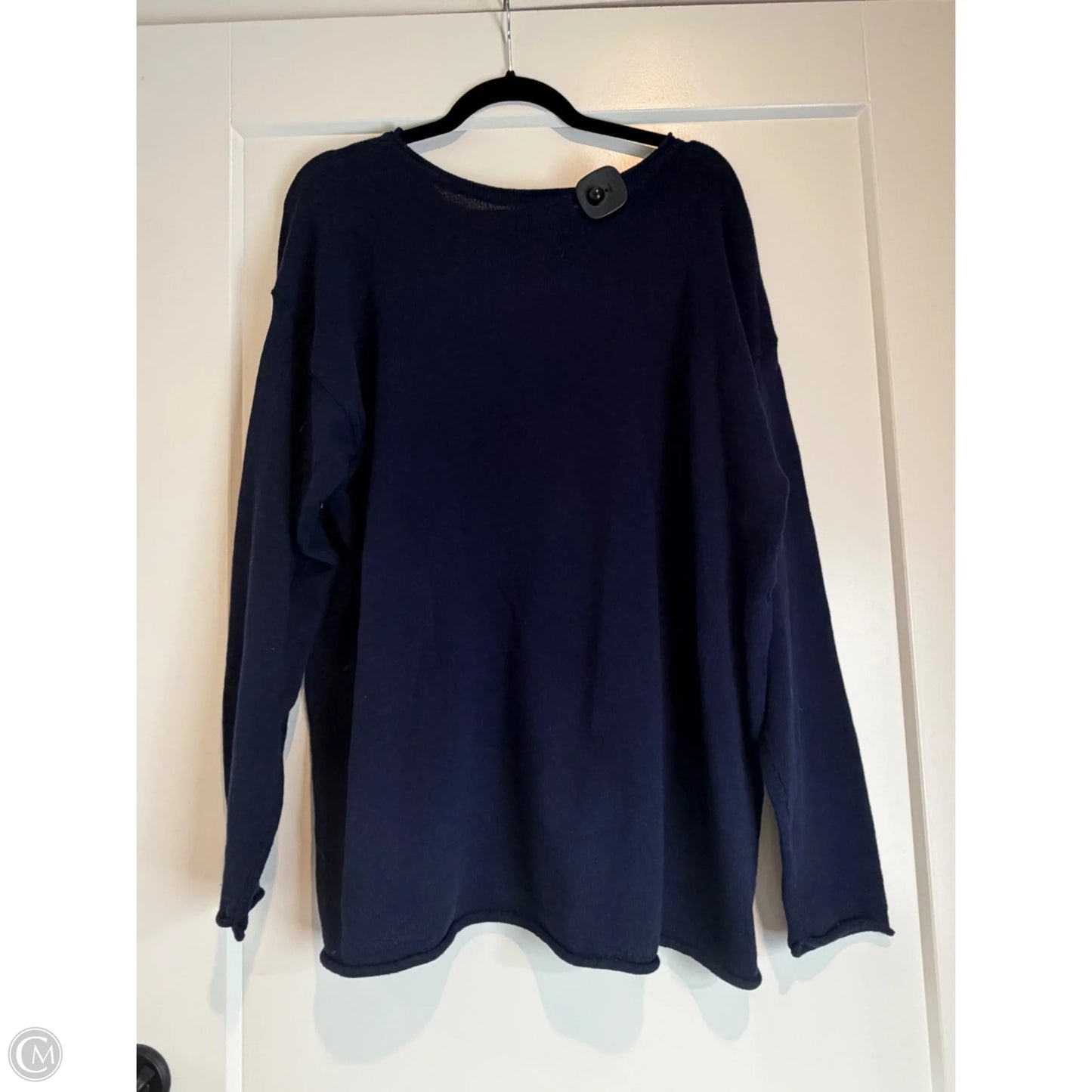 Sweater By Belle By Kim Gravel In Blue, Size: L