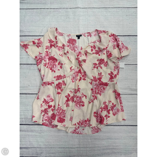 Top Short Sleeve By Torrid In Pink, Size: 1x