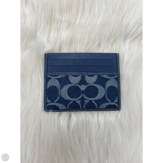 Id/card Holder Designer By Coach, Size: Small