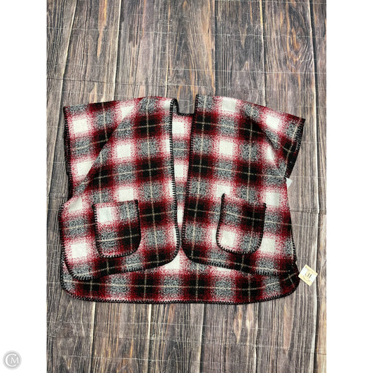 Cardigan By Clothes Mentor In Plaid Pattern, Size: Osfm