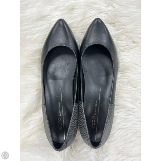 Shoes Flats By Ecco In Black, Size: 8.5