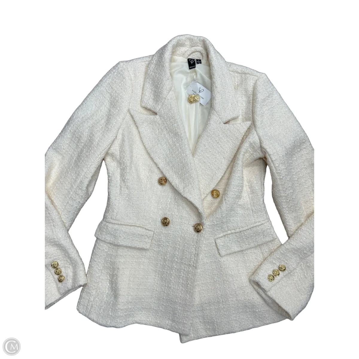 Blazer By Windsor In Cream, Size: L