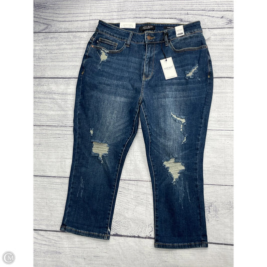Capris By Judy Blue In Blue Denim, Size: 14