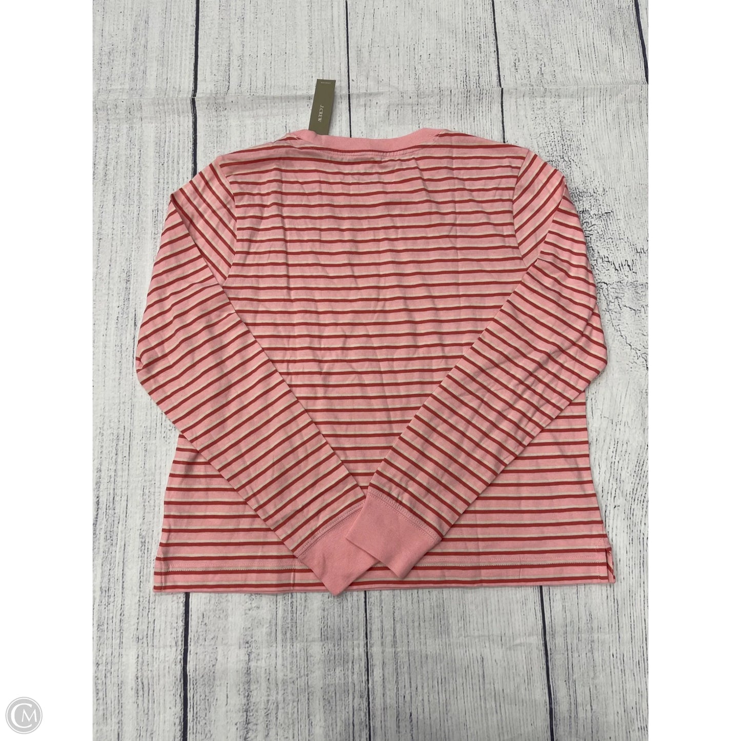 Top Long Sleeve By J. Crew In Striped Pattern, Size: S