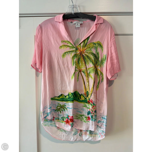 Top Short Sleeve By Rachel Zoe In Pink, Size: Xs