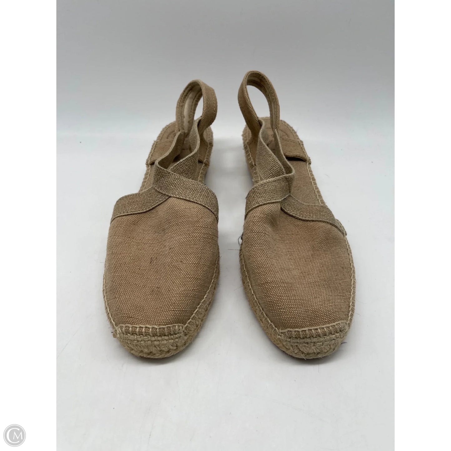 Shoes Heels Wedge By Clothes Mentor In Tan, Size: 10
