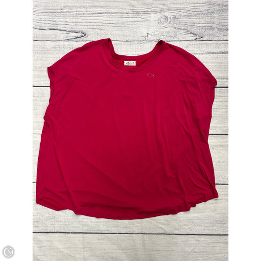 Top Short Sleeve By Maurices In Pink, Size: 3x