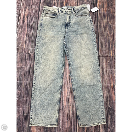 Jeans Wide Leg By Good American In Blue, Size: 12