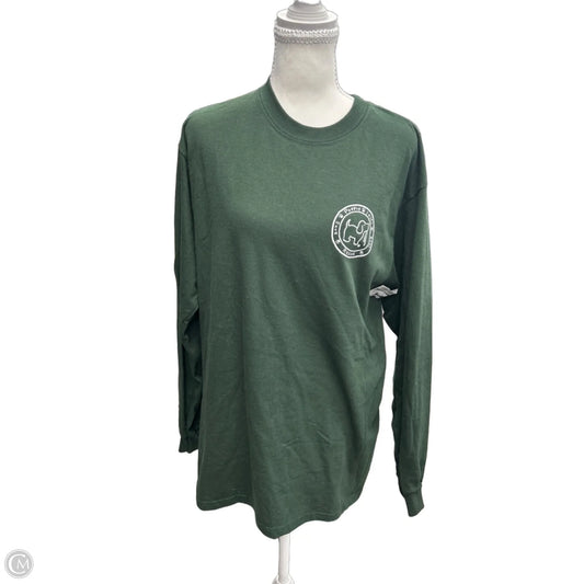 Top Long Sleeve By Clothes Mentor In Green, Size: M