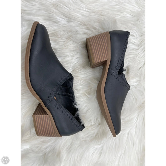 Boots Ankle Heels By Maurices In Black, Size: 9