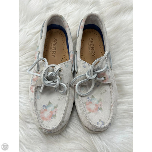 Shoes Flats By Sperry In Floral Print, Size: 6