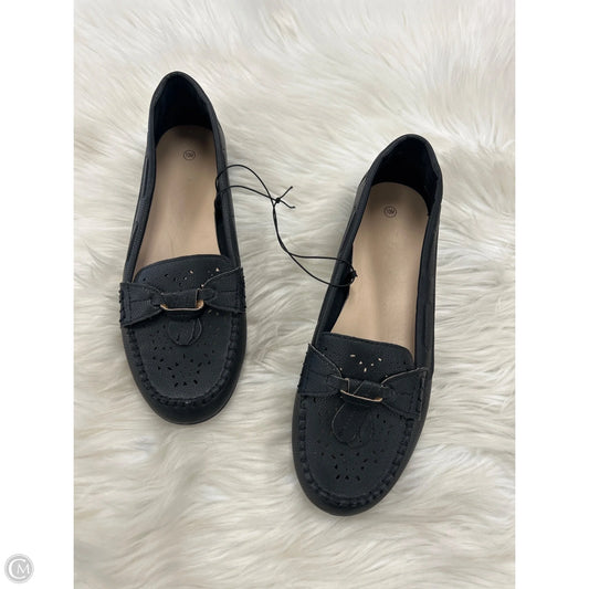 Shoes Flats By Clothes Mentor In Black, Size: 10