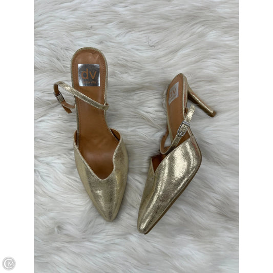 Shoes Heels Stiletto By Dolce Vita In Gold, Size: 8