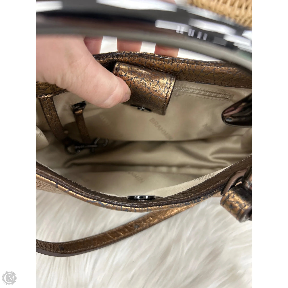 Crossbody Designer By Brahmin, Size: Small