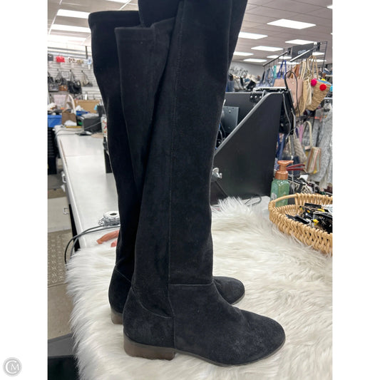Boots Knee Heels By Lucky Brand In Black, Size: 8