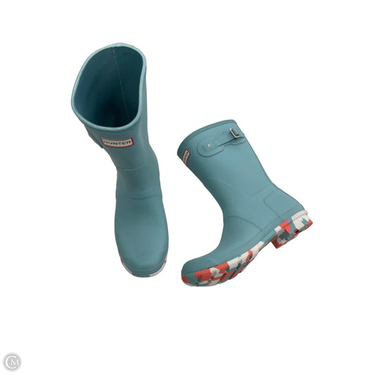 Boots Designer By Hunter In Blue, Size: 11
