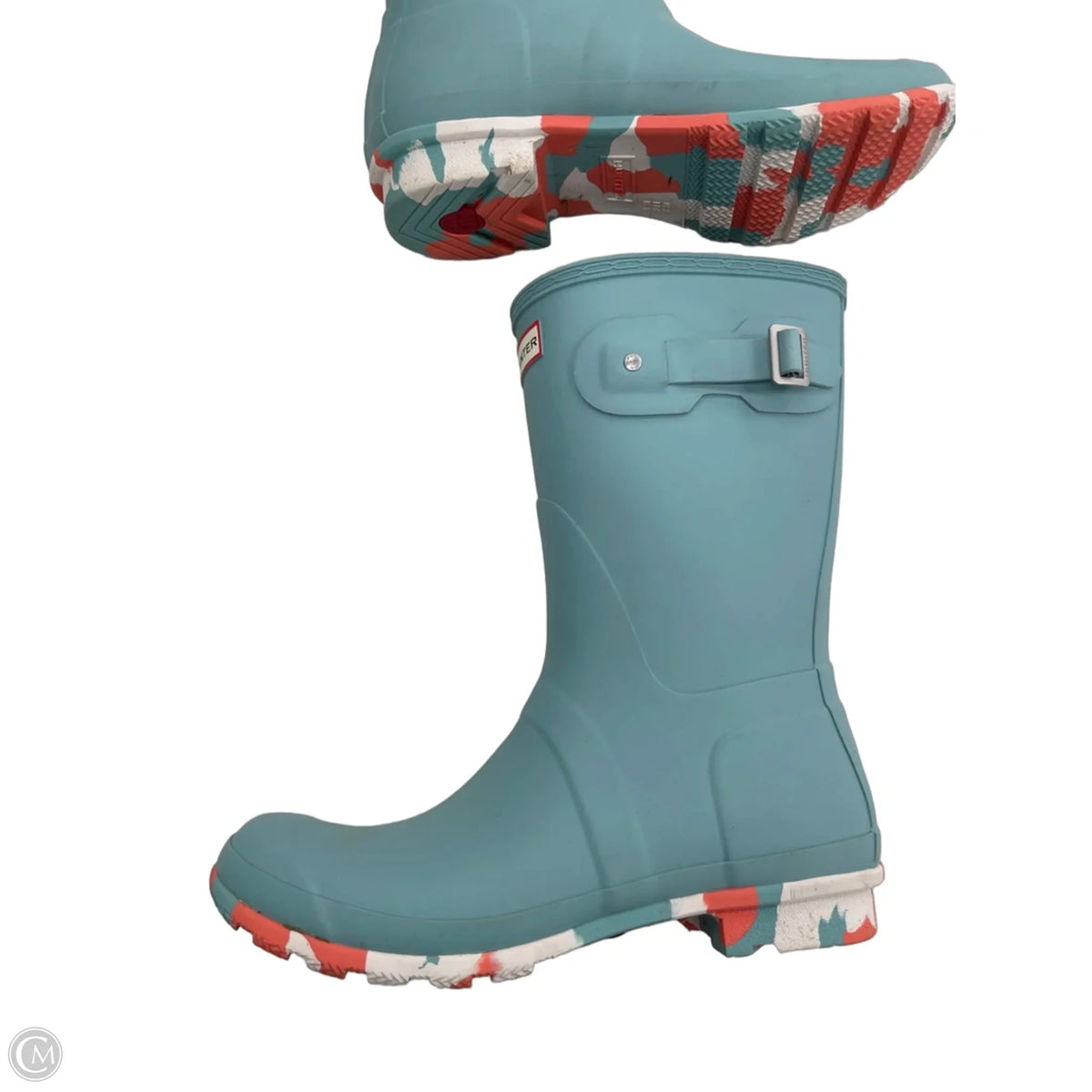 Boots Designer By Hunter In Blue, Size: 11