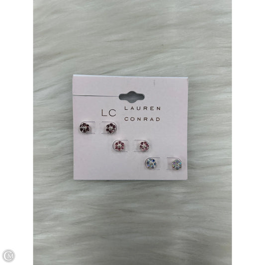Earrings Stud By Lc Lauren Conrad, Size: 03 Piece Set