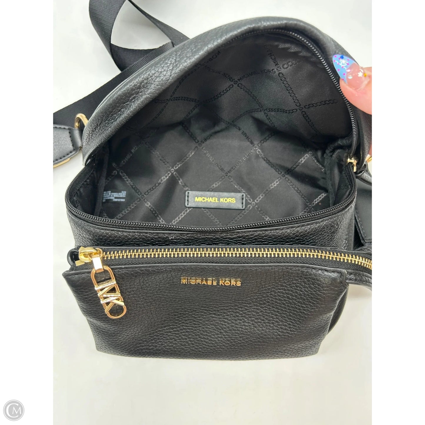 Crossbody Designer By Michael Kors, Size: Medium