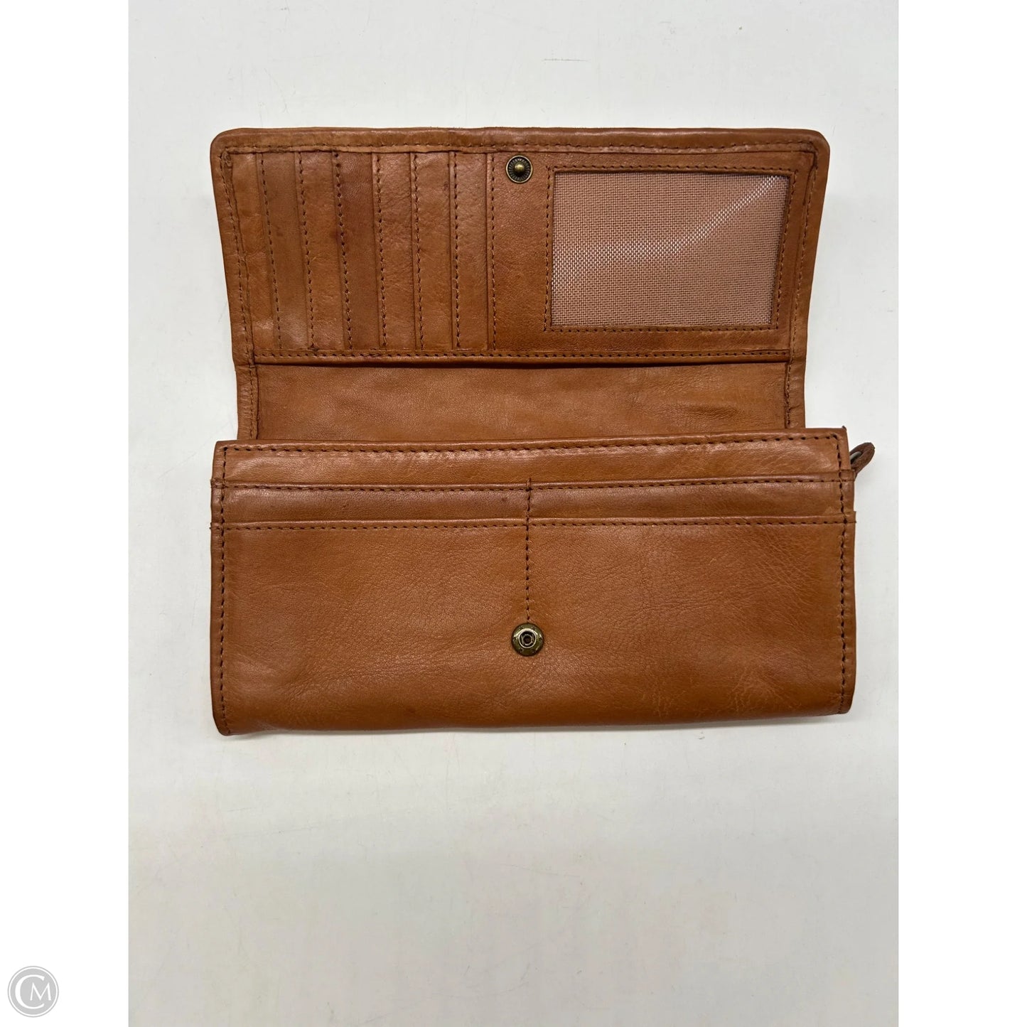 Wallet Leather By Clothes Mentor, Size: Medium