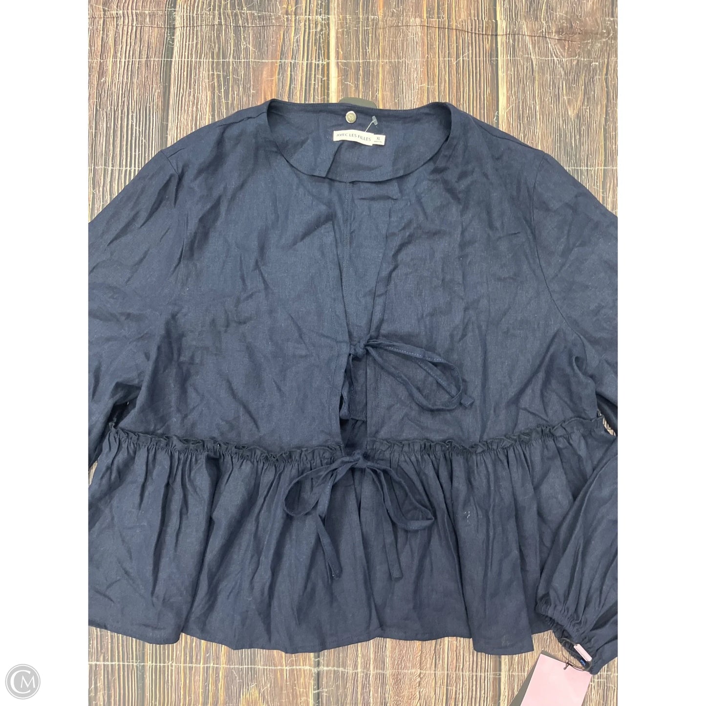 Cardigan By Avec Les Filles In Blue, Size: Xl