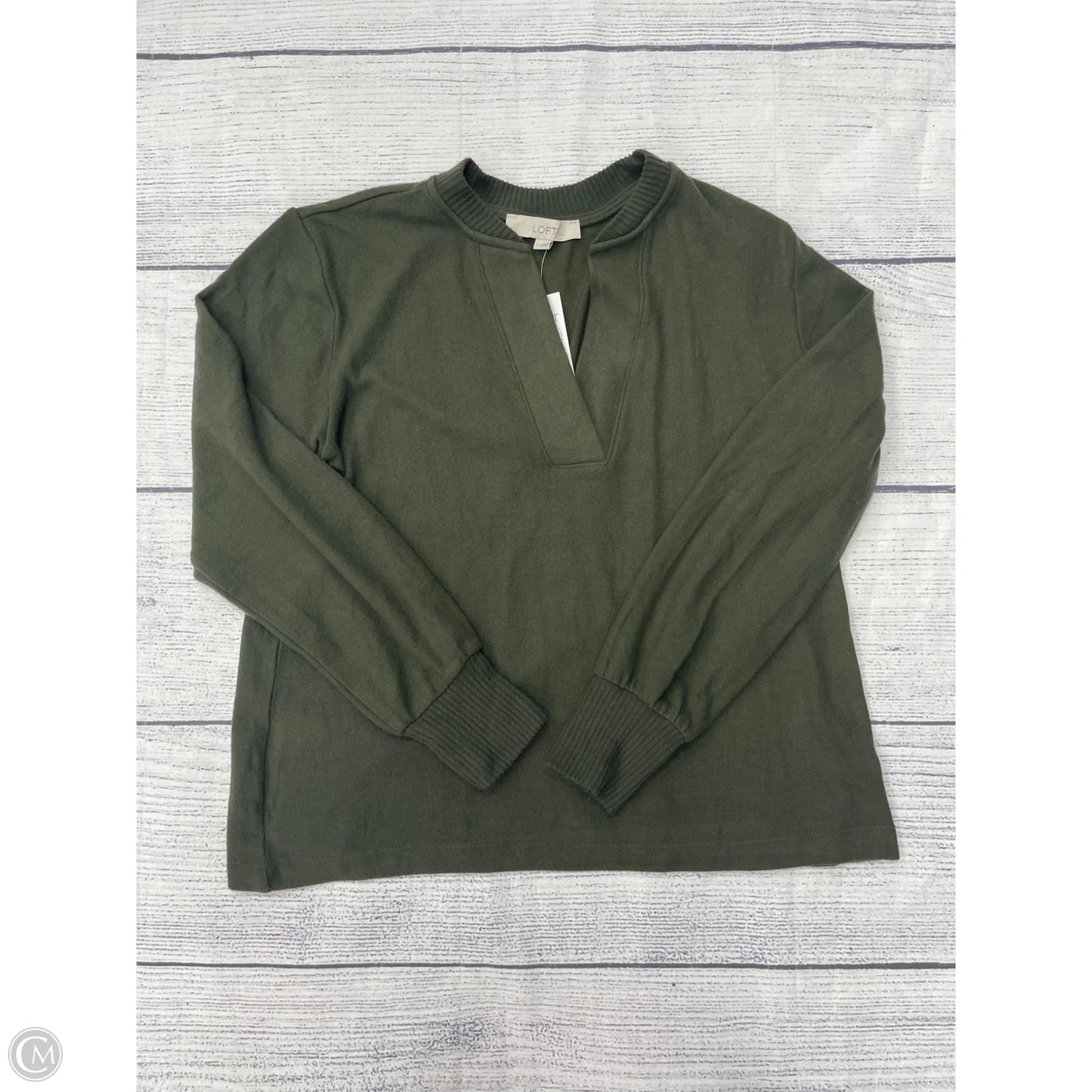 Sweater By Loft In Green, Size: S