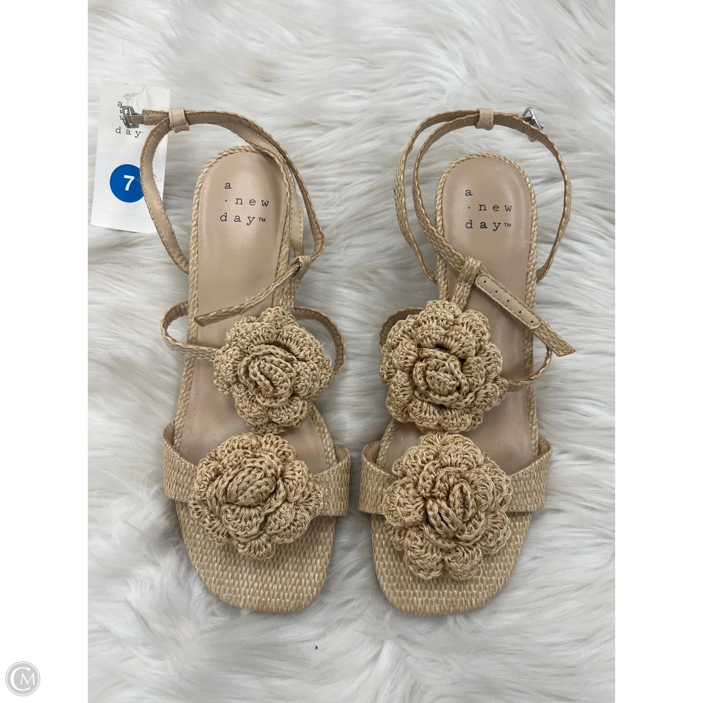 Shoes Heels Kitten By A New Day In Beige, Size: 7