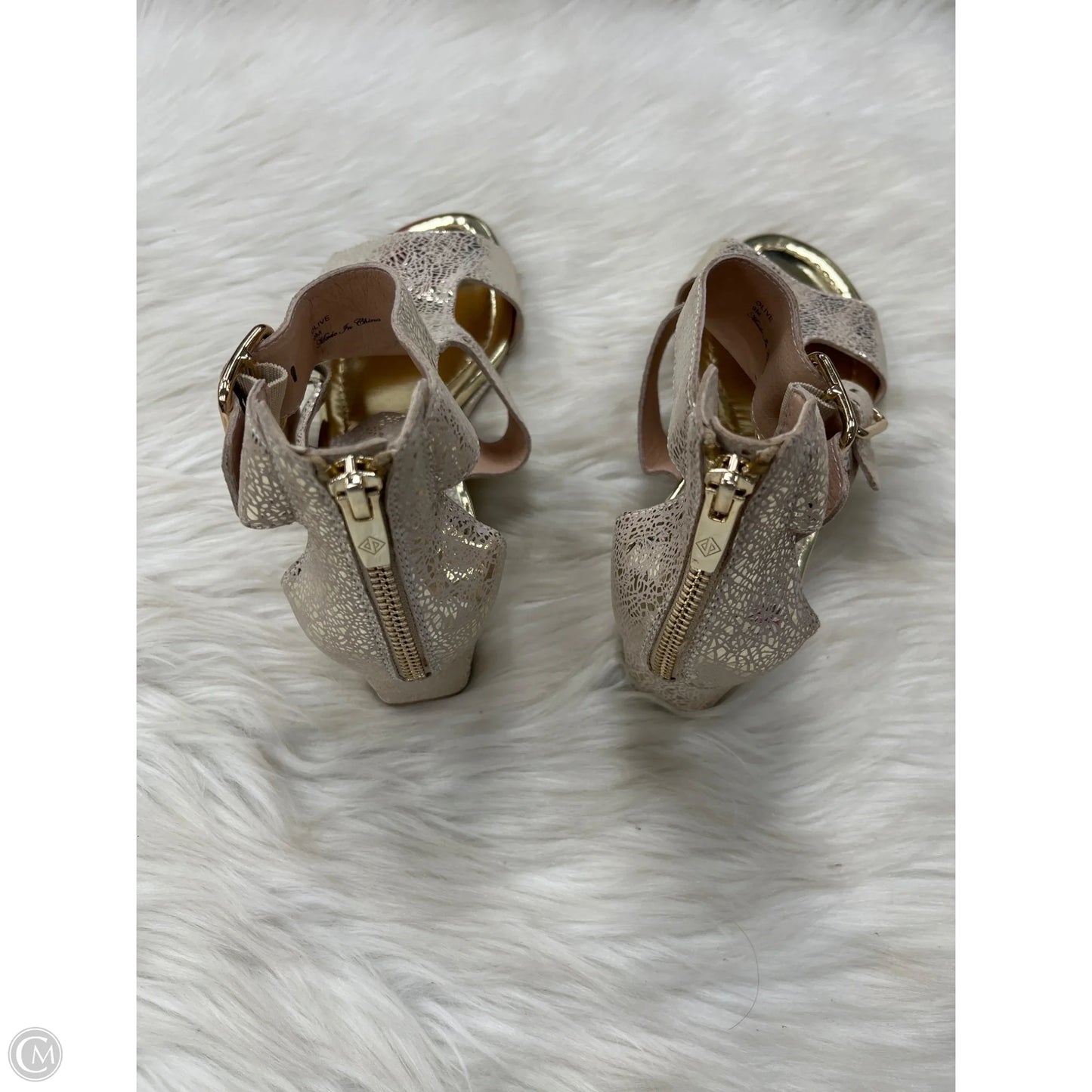 Sandals Heels Wedge By Donald Pliner In Pink, Size: 9