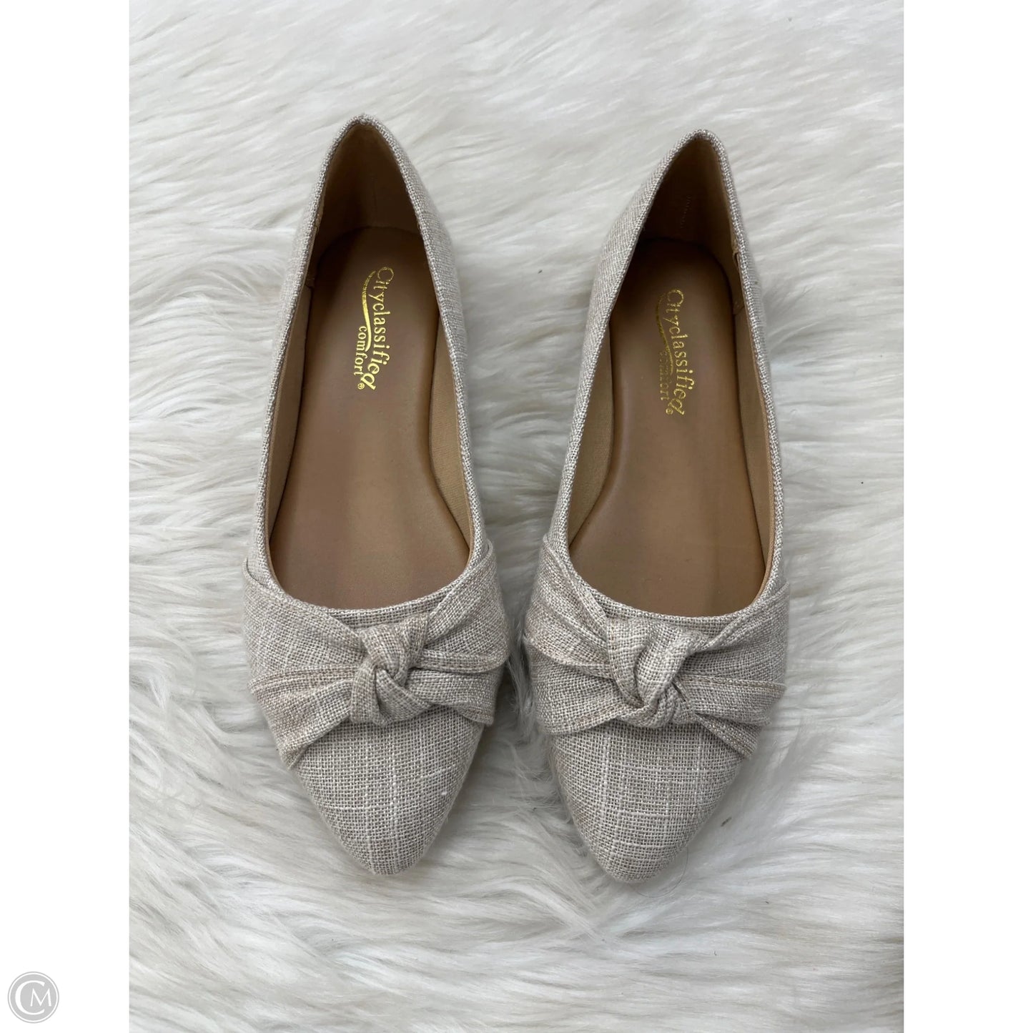 Shoes Flats By City Classified In Tan, Size: 8