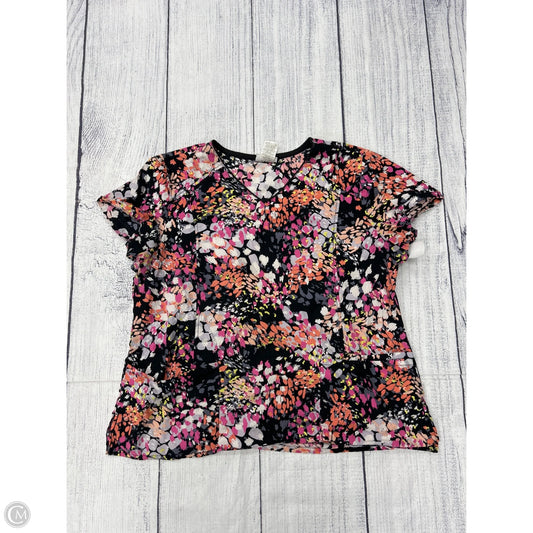 Top Short Sleeve By Clothes Mentor In Black, Size: Xl