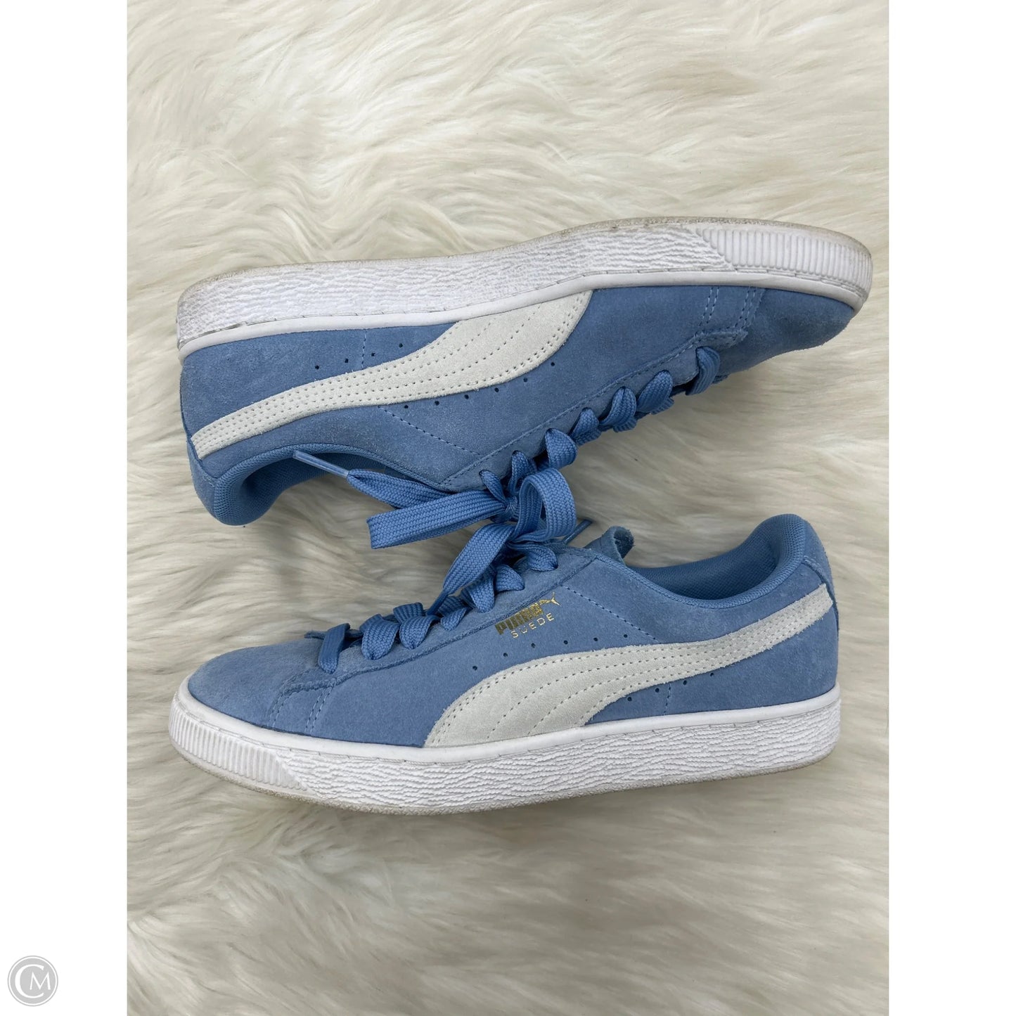 Shoes Sneakers By Puma In Blue, Size: 8.5