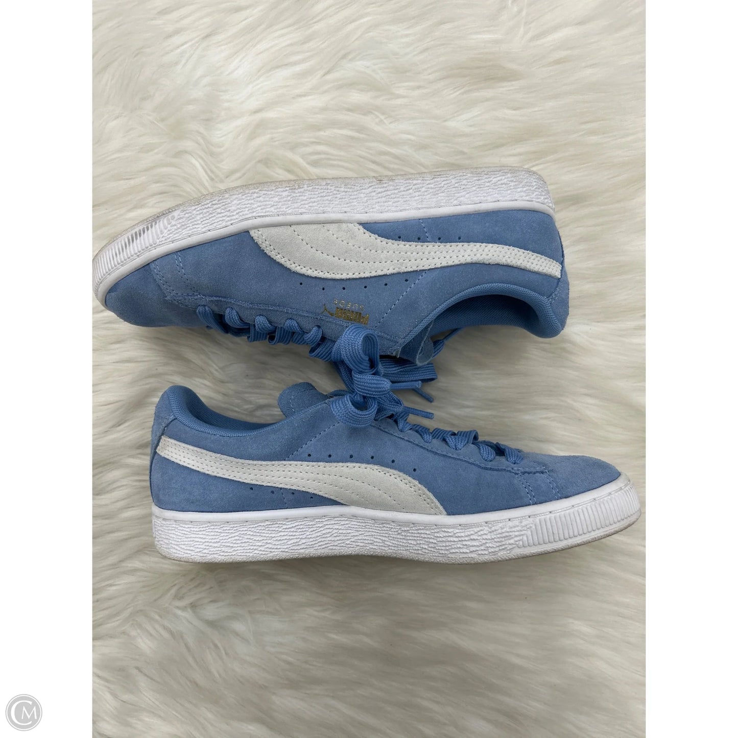 Shoes Sneakers By Puma In Blue, Size: 8.5