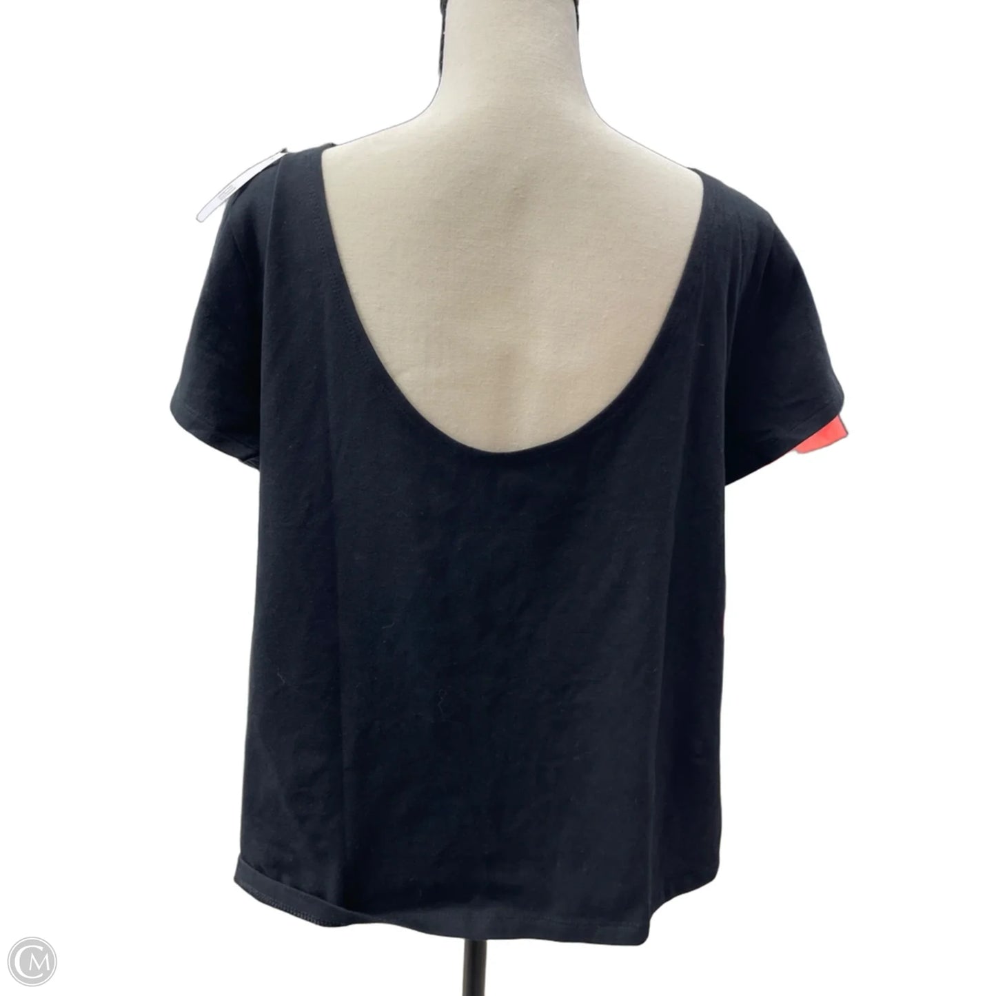 Top Short Sleeve Basic By Gap In Black, Size: Xl