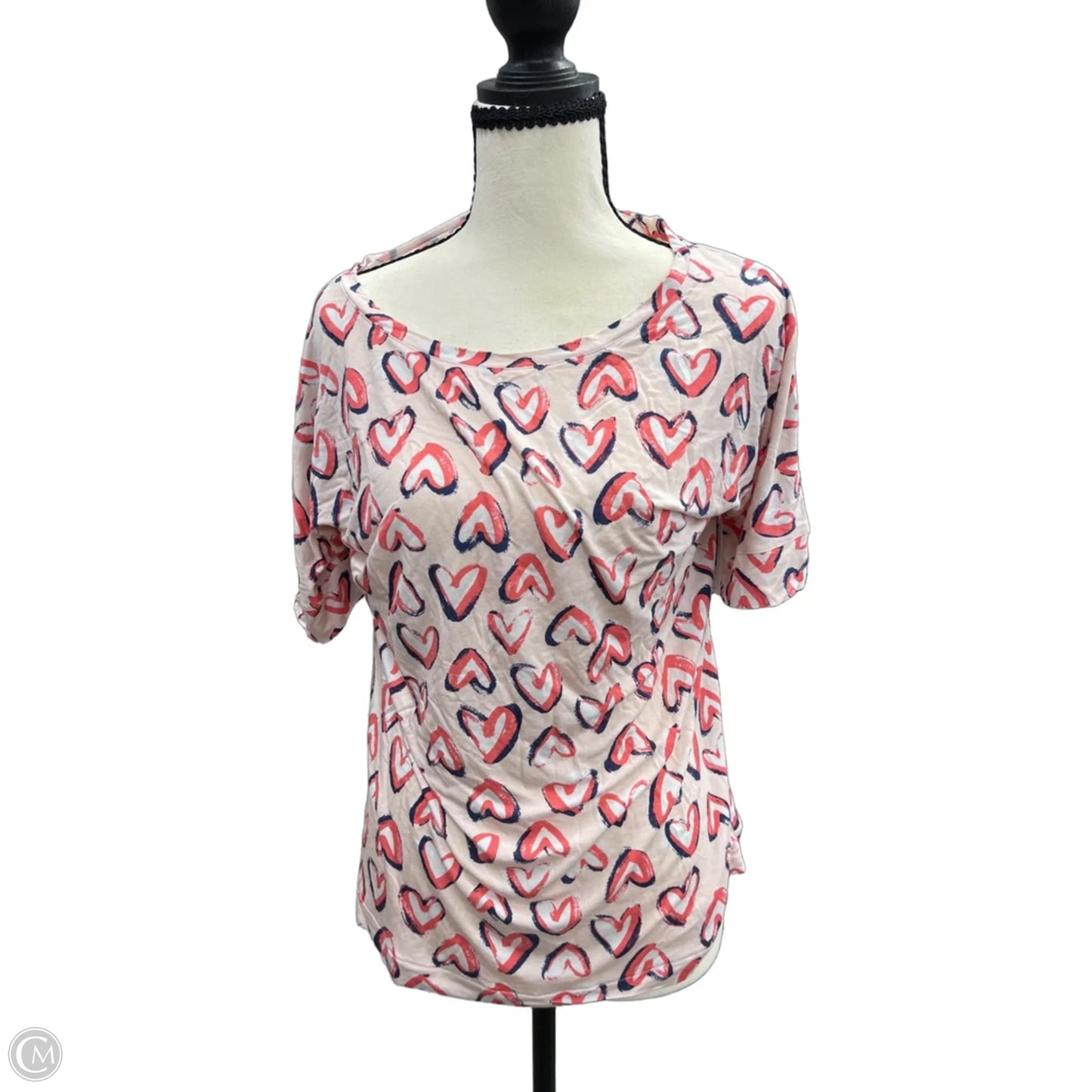 Top Short Sleeve By Vera Bradley In Pink, Size: M