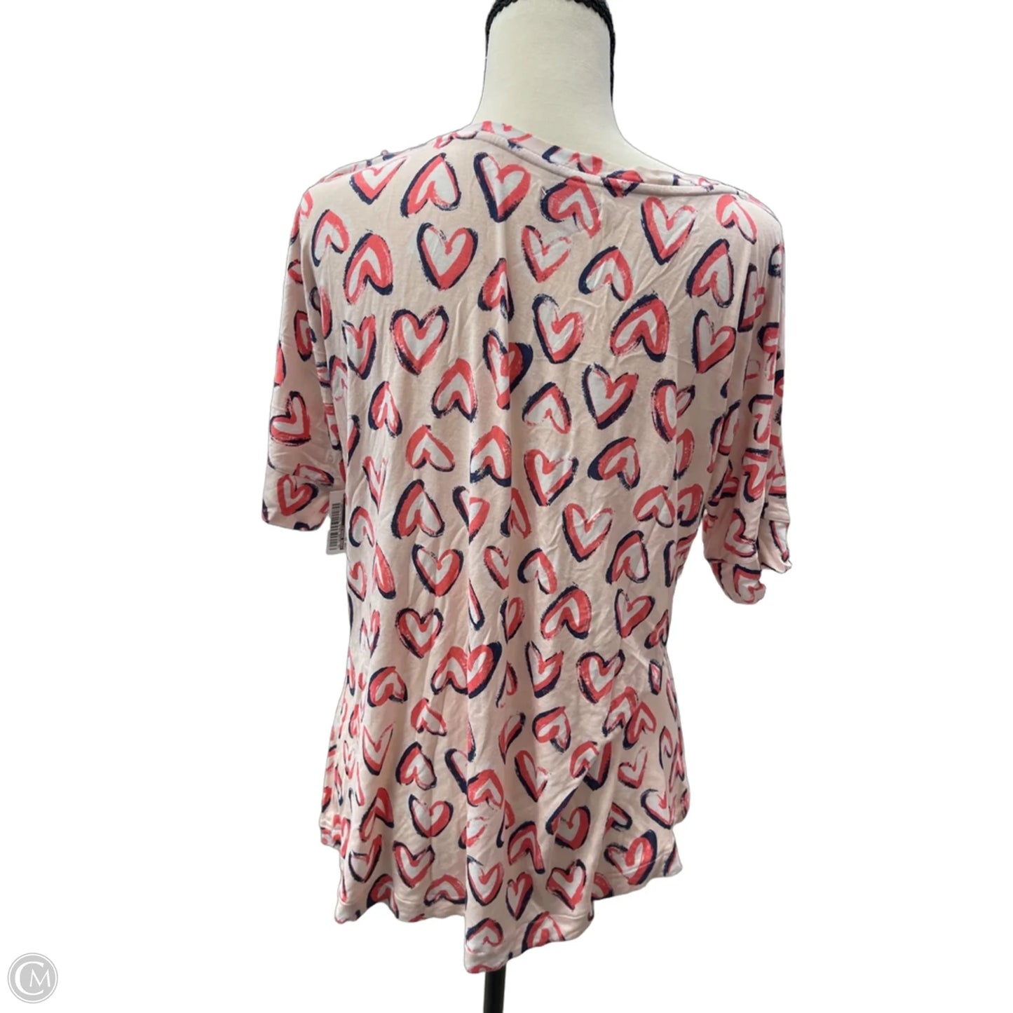 Top Short Sleeve By Vera Bradley In Pink, Size: M