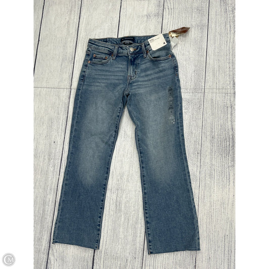 Jeans Cropped By Aeropostale In Blue Denim, Size: 4