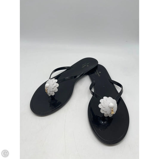 Sandals Designer By Kate Spade In Black, Size: 11