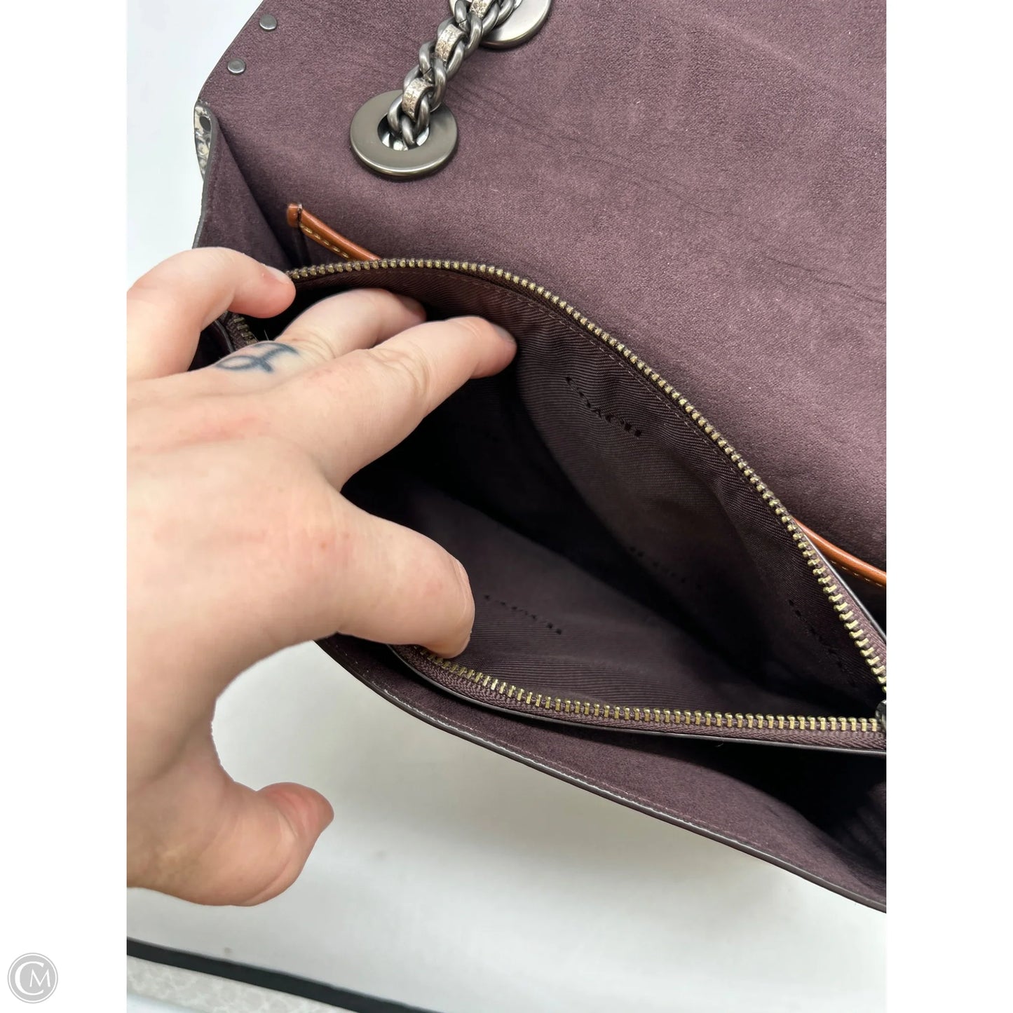 Crossbody Designer By Coach, Size: Medium
