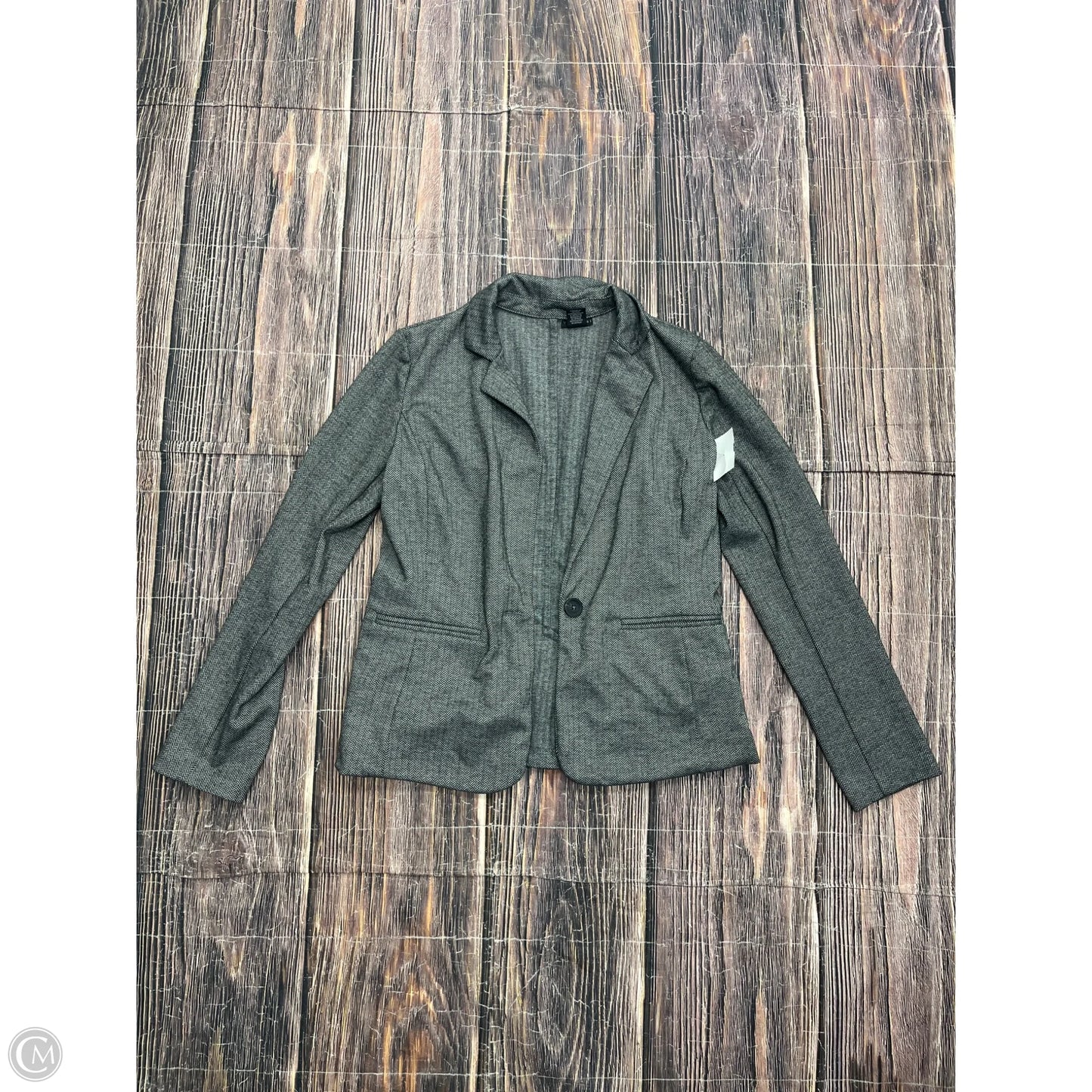 Blazer By Tahari In Grey, Size: M