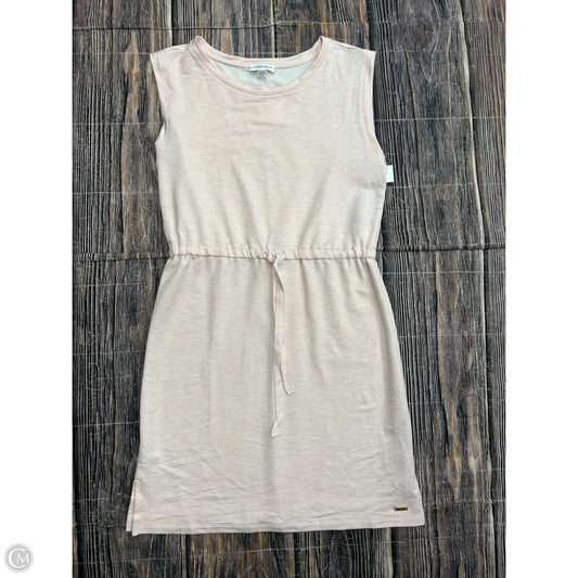Dress Casual Short By Calvin Klein In Pink, Size: S