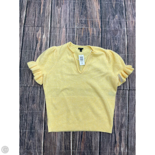 Sweater Short Sleeve By Torrid In Yellow, Size: 2x