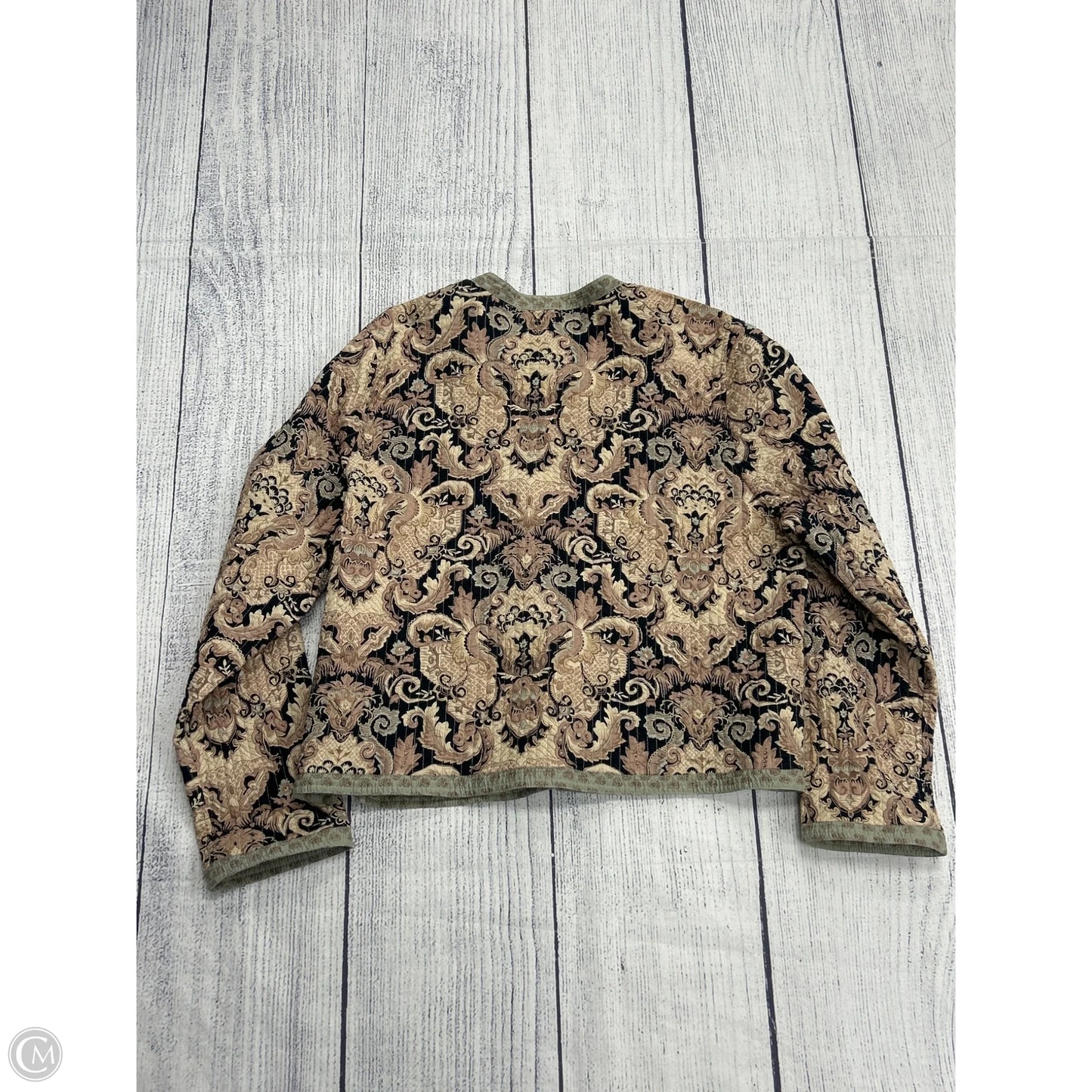 Jacket Shirt By Clothes Mentor In Paisley Print, Size: S