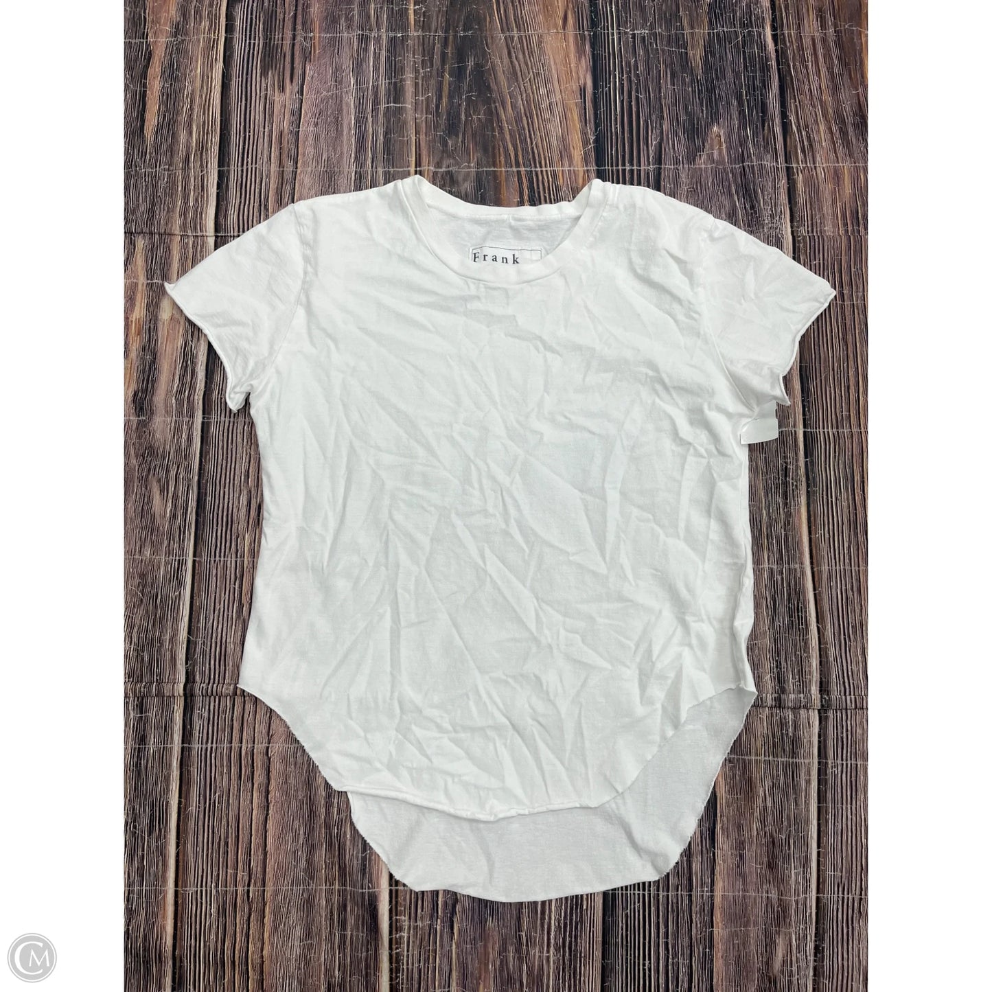 Top Short Sleeve Basic By Frank And Eileen In White, Size: M