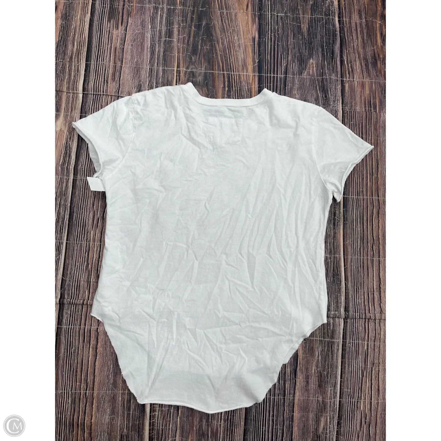 Top Short Sleeve Basic By Frank And Eileen In White, Size: M