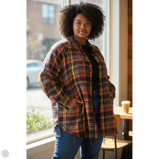 Top Long Sleeve By We The Free In Multi-colored, Size: Xs
