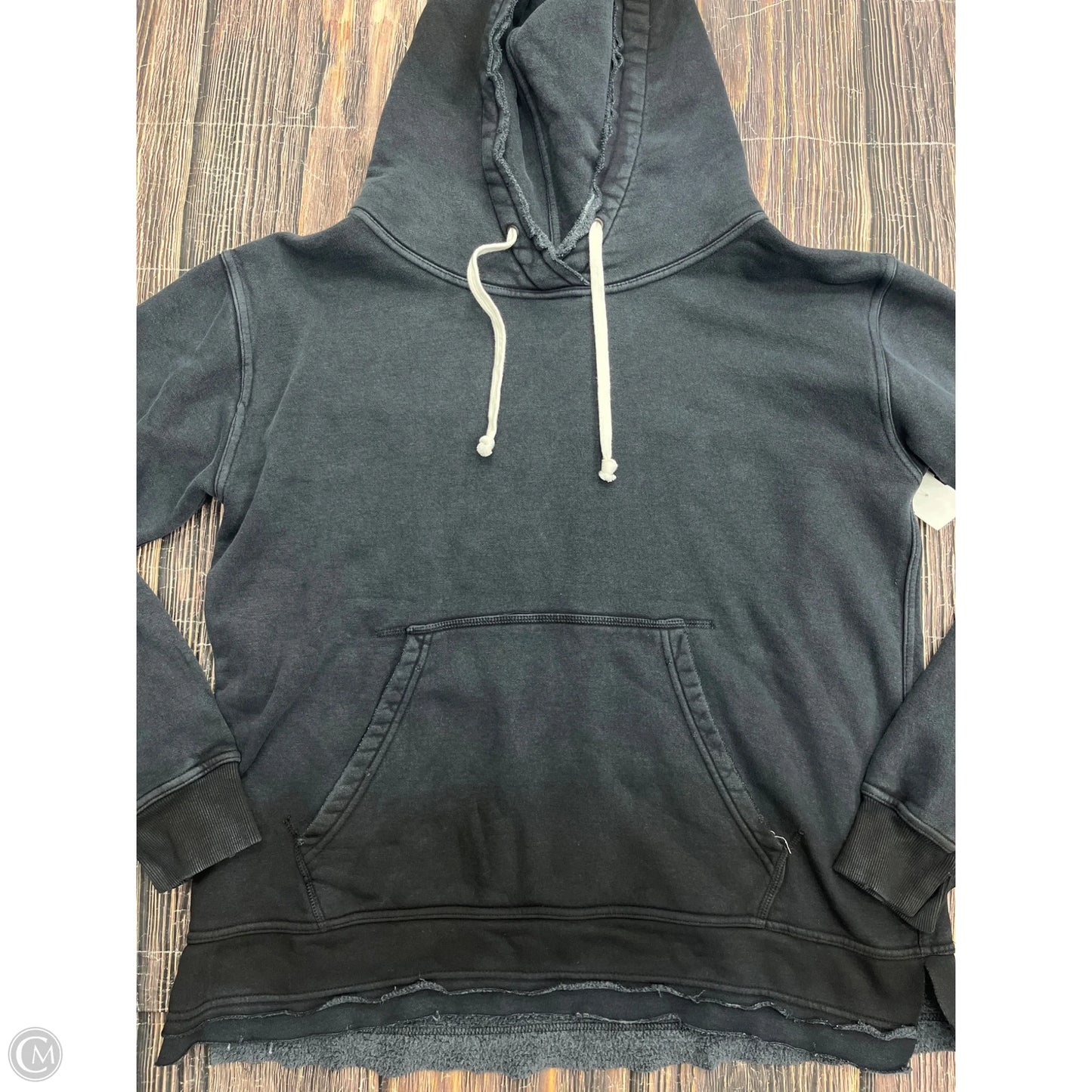 Sweatshirt Hoodie By We The Free In Blue, Size: L