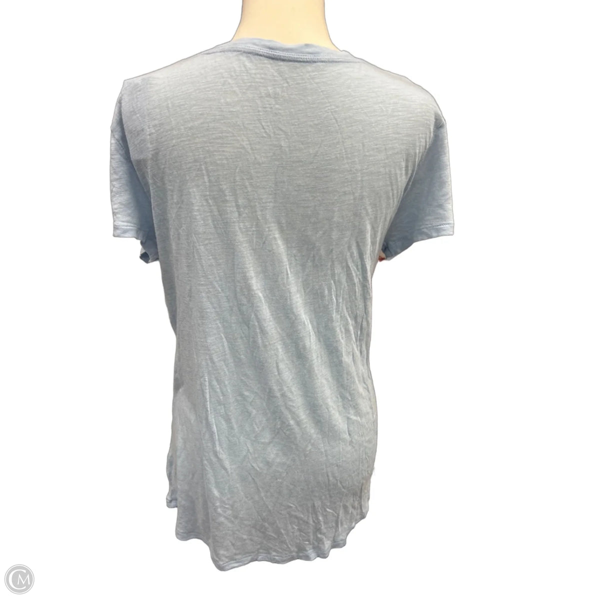Top Short Sleeve Basic By Joe Fresh In Blue, Size: L