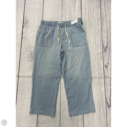 Pants Cropped By Maurices In Blue Denim, Size: 10